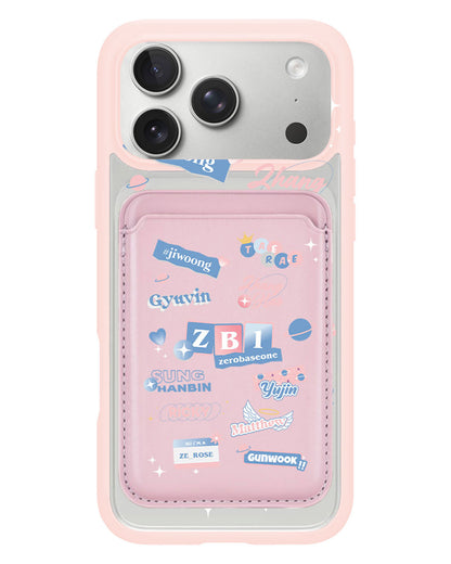 iPhone Magnetic Wallet Case - Zerobaseone Members