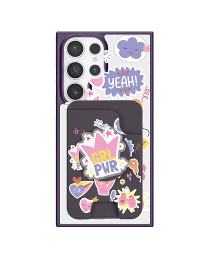 Android Magpop Wallet - Girl Power Sticker Pack