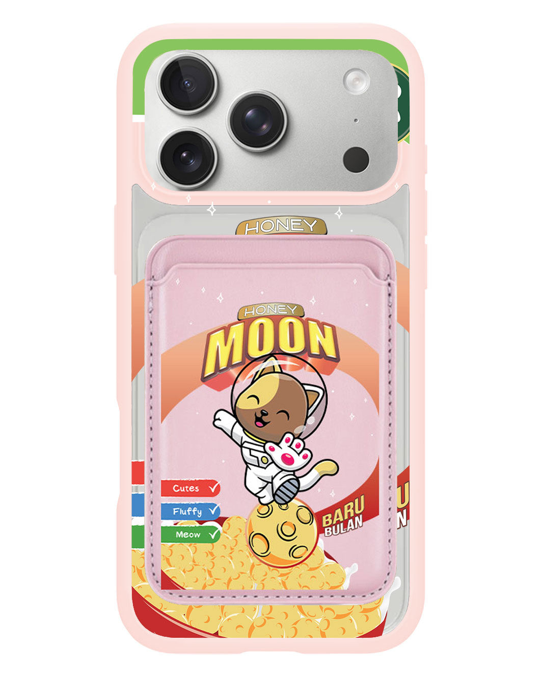 iPhone Magnetic Wallet Case - Honey Moon