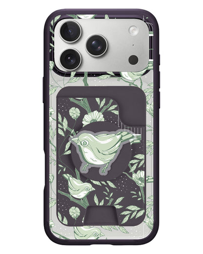 iPhone Magpop Wallet - Lovebird Monochrome 4.0