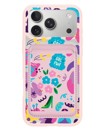 iPhone Magnetic Wallet Case - Girl Power 1.0