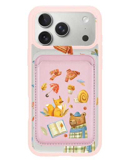 iPhone Magnetic Wallet Case - Bear & Fox