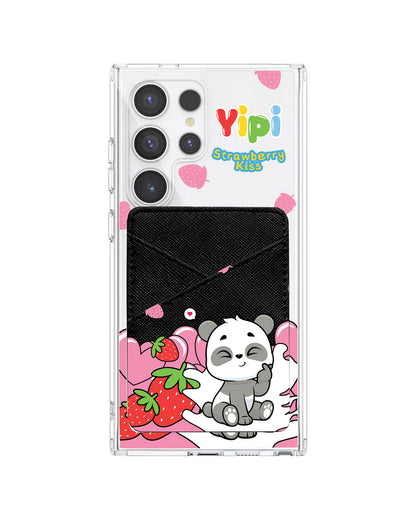 Android Phone Wallet Case - Yipi Strawberry Kiss