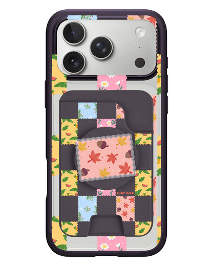 iPhone Magpop Wallet - Four Seasons Stamps