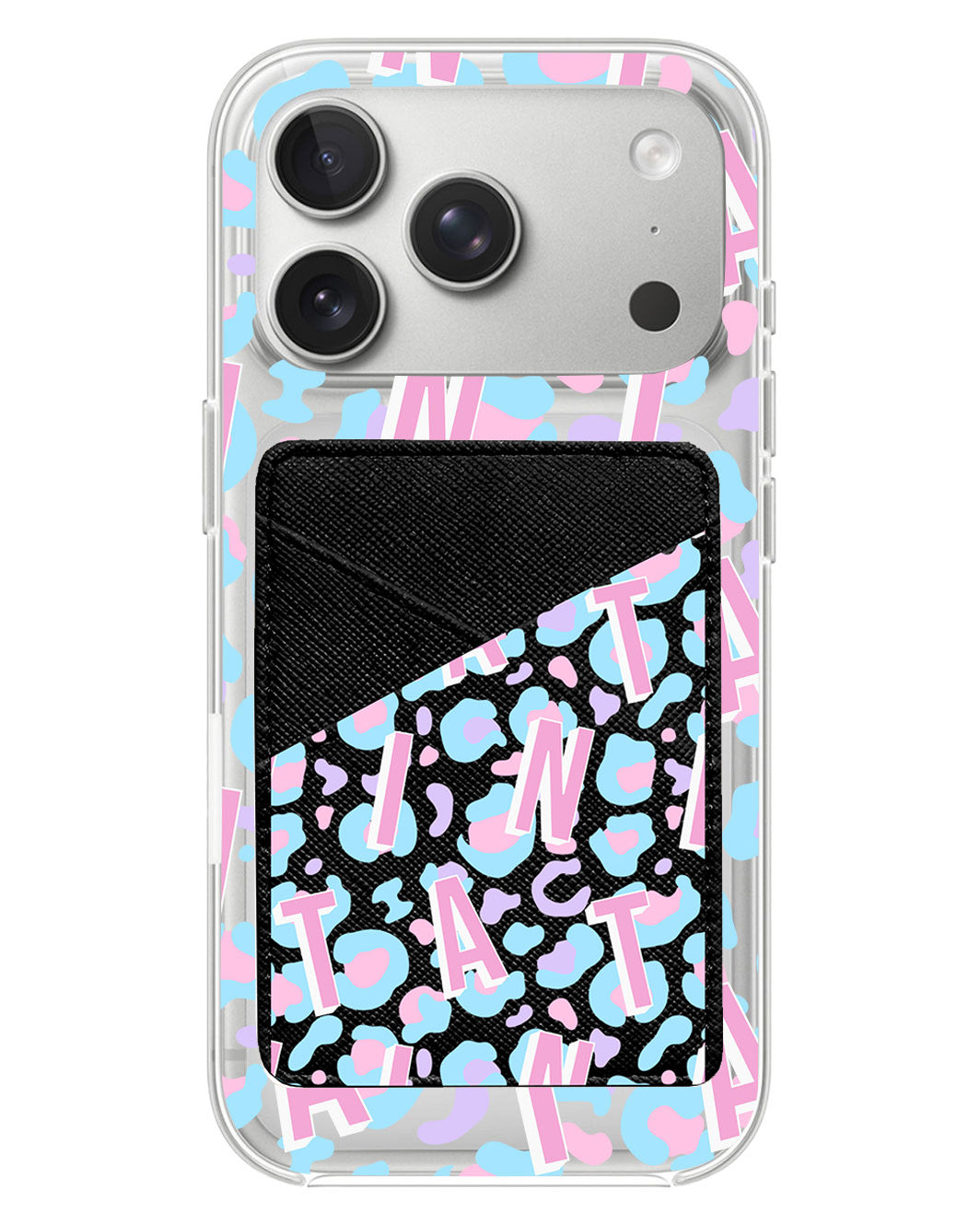 iPhone Phone Wallet Case - Leopard Monogram 6.0