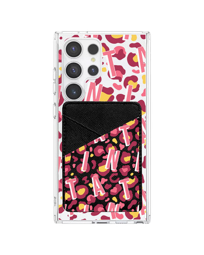 Android Phone Wallet Case - Leopard Monogram 3.0