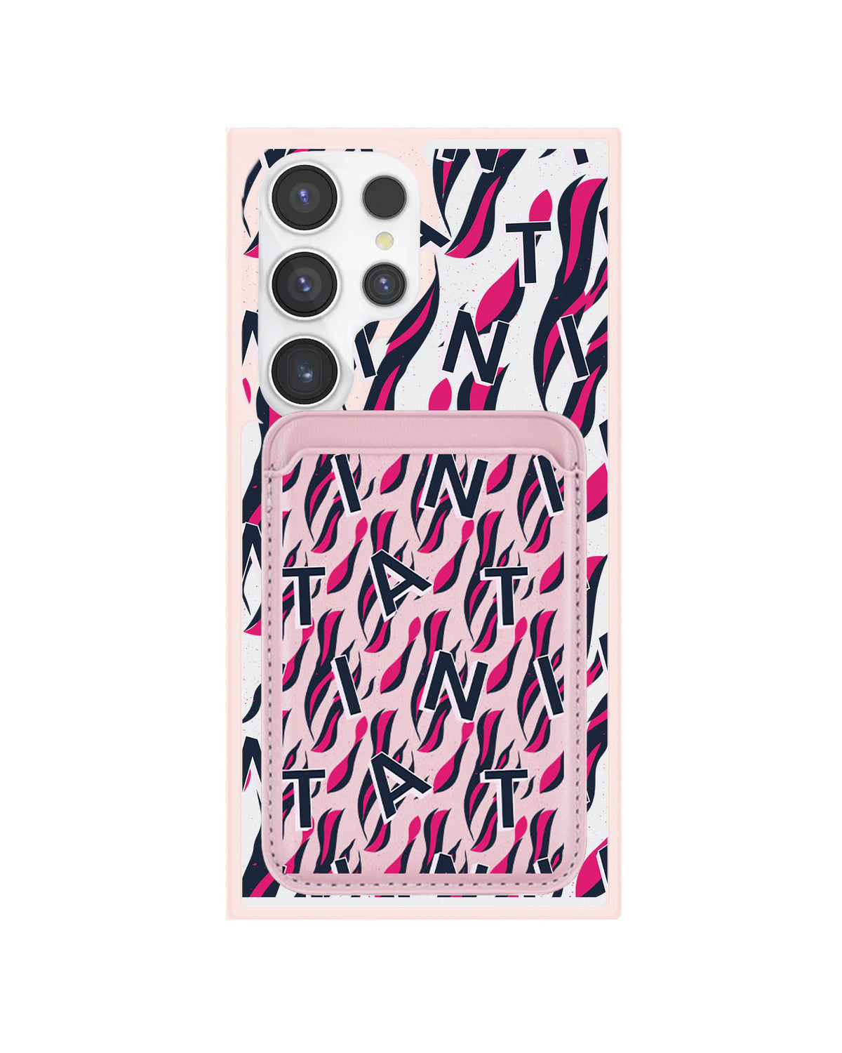 Android Magnetic Wallet Case - Tiger Monogram 2.0