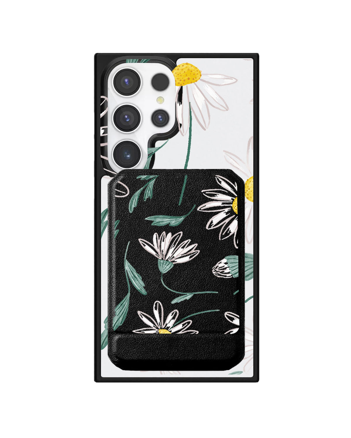 Android Magnetic Multifold Wallet - April Daisy