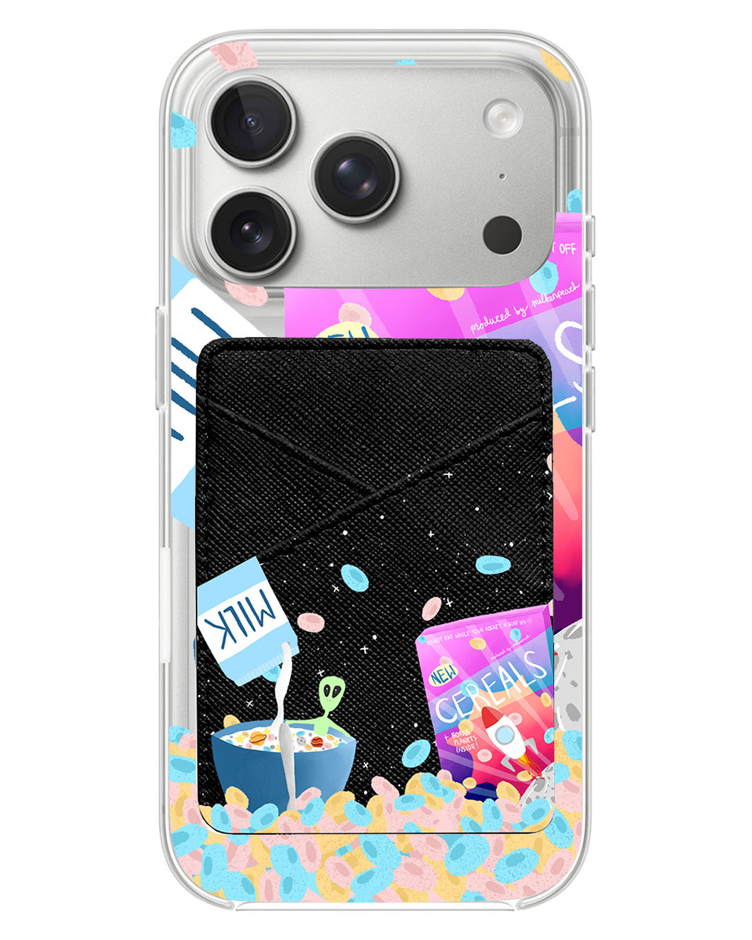 iPhone Phone Wallet Case - Cerealiens