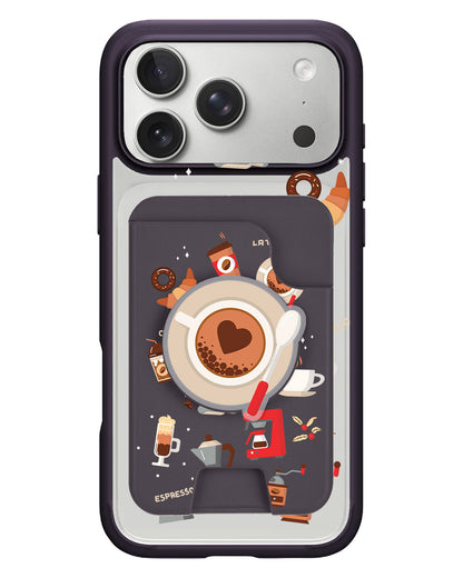 iPhone Magpop Wallet - Barista