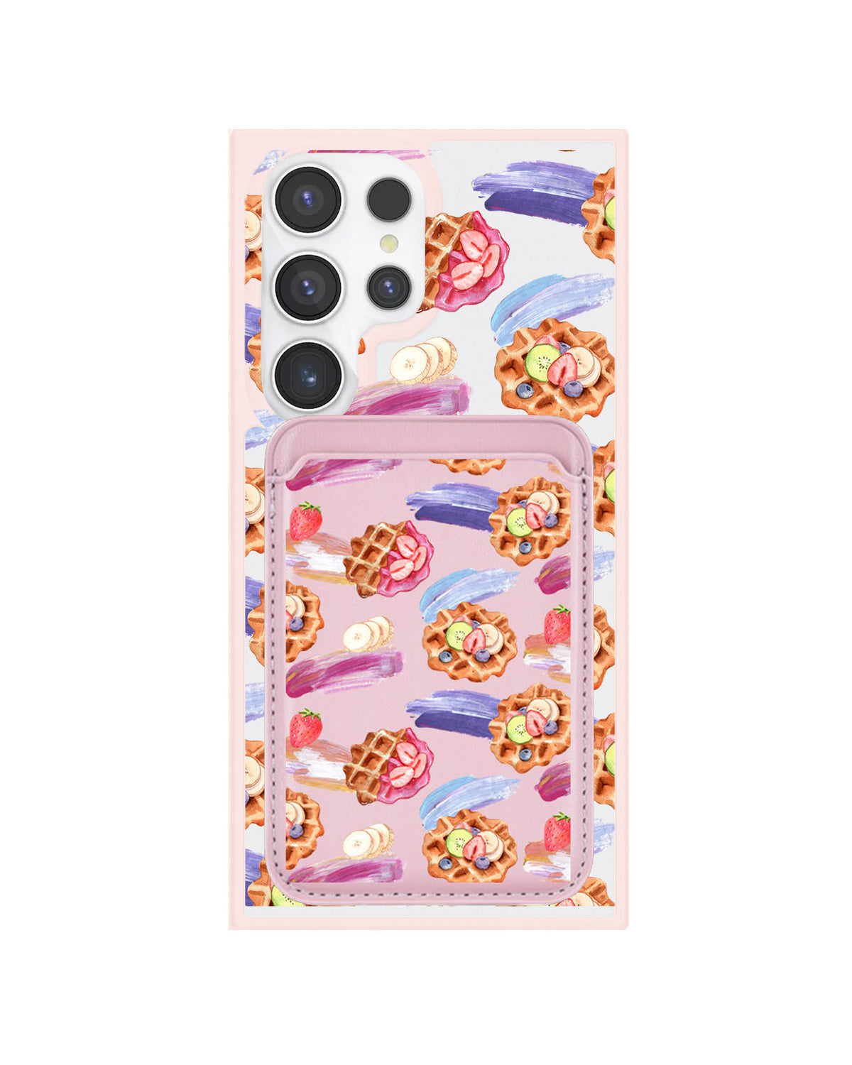 Android Magnetic Wallet Case - Waffles