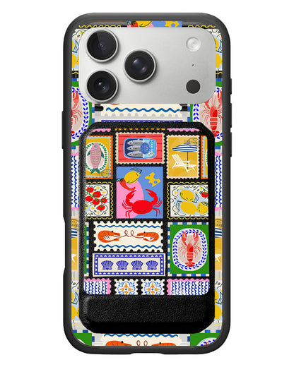 iPhone Magnetic Multifold Wallet - Seaside Opulence 1.0