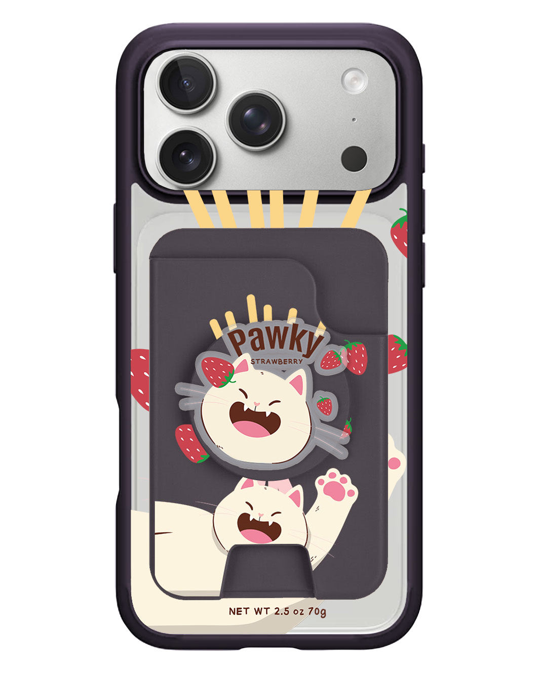 iPhone Magpop Wallet - Pawky Cat