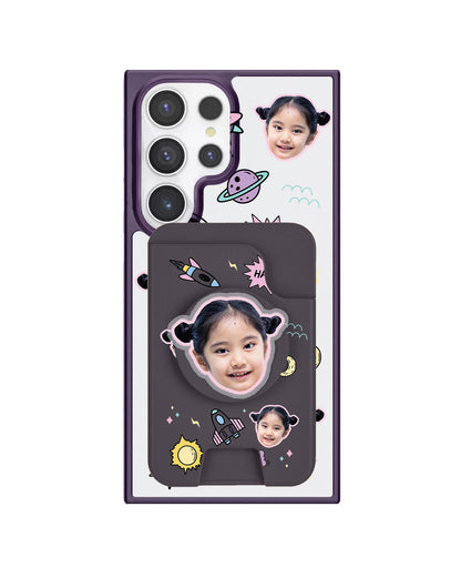 Android Magpop Wallet - Face Grid Space