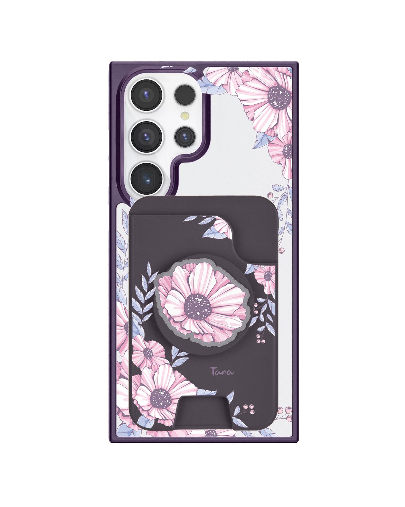 Android Magpop Wallet - Pink Blossom