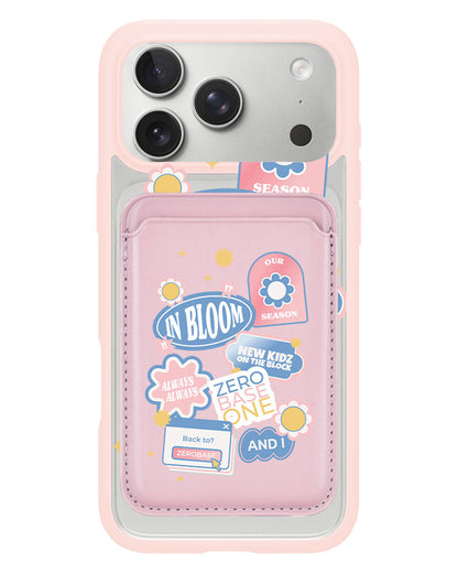 iPhone Magnetic Wallet Case - Zerobaseone Song Sticker Pack