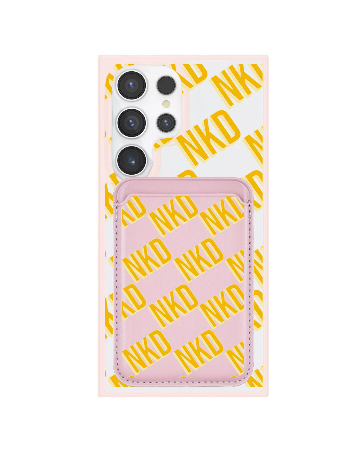 Android Magnetic Wallet Case - Diagonal Initial Monogram 1.0