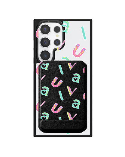 Android Magnetic Multifold Wallet - Playful Monogram 6.0