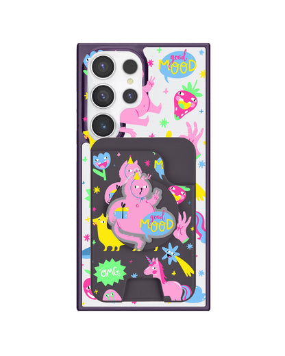 Android Magpop Wallet - Monster Say Good Mood