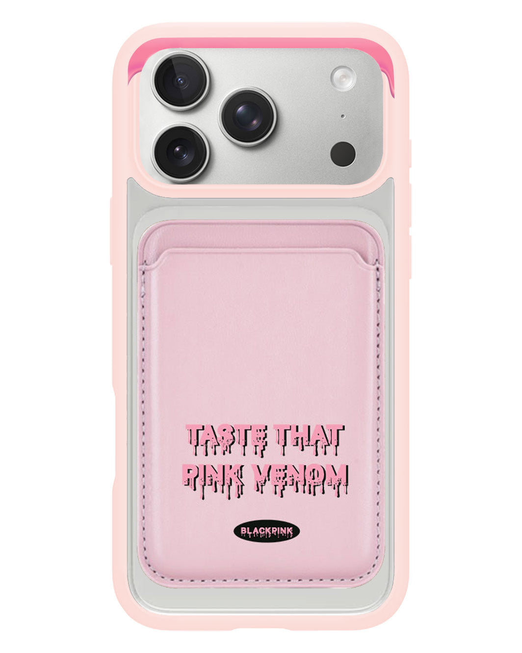iPhone Magnetic Wallet Case - Pink Venom
