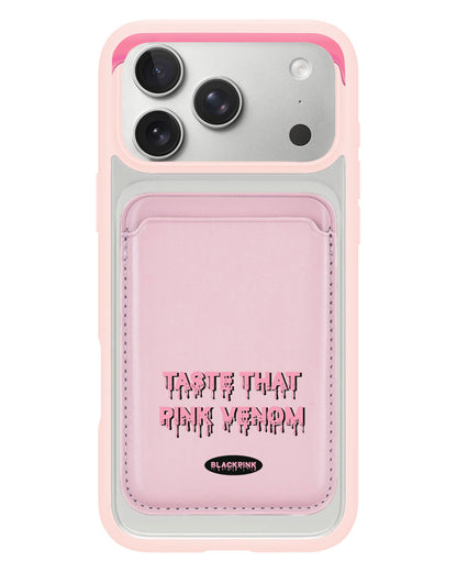 iPhone Magnetic Wallet Case - Pink Venom