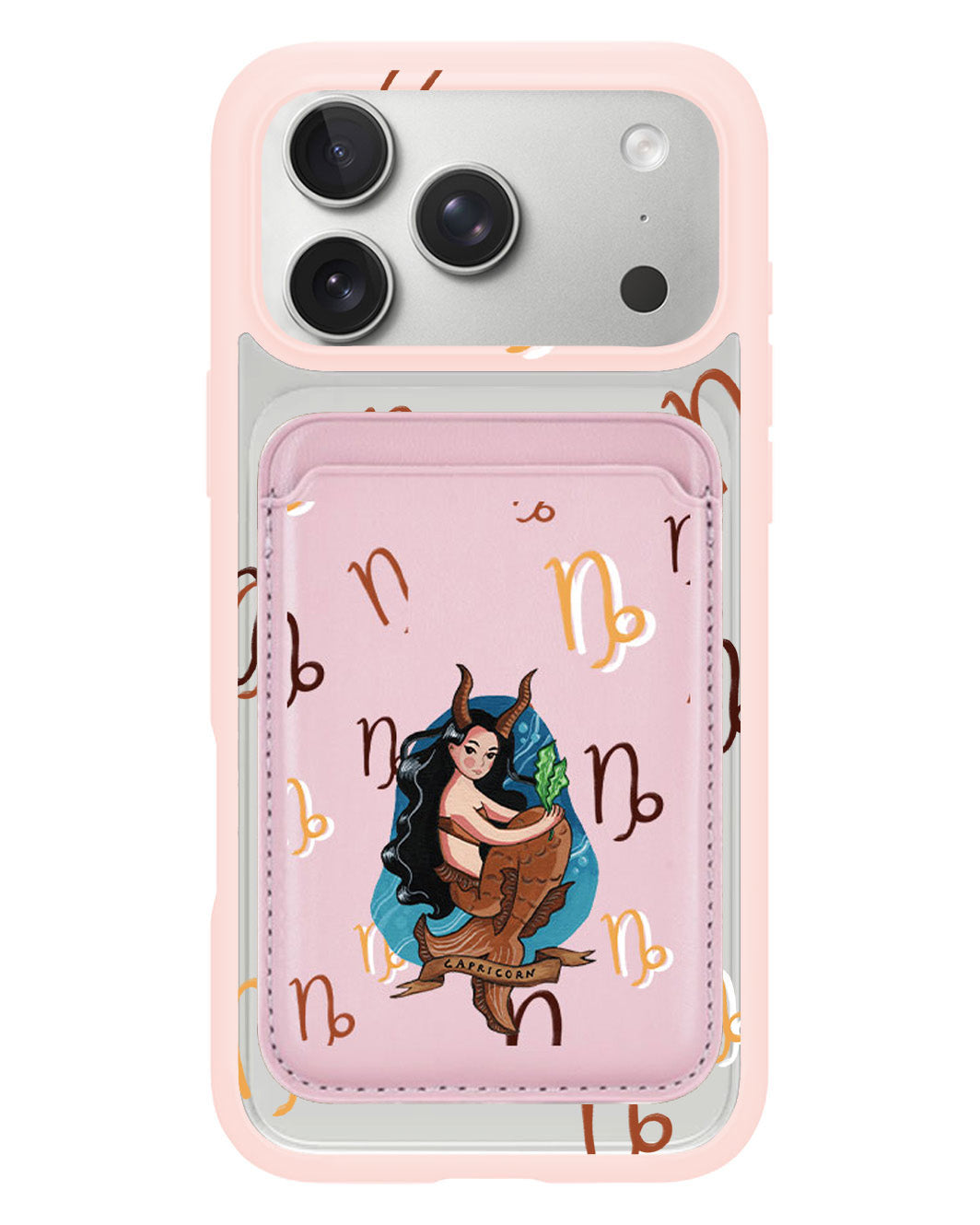 iPhone Magnetic Wallet Case - Capricorn