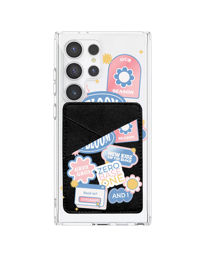 Android Phone Wallet Case - Zerobaseone Song Sticker Pack