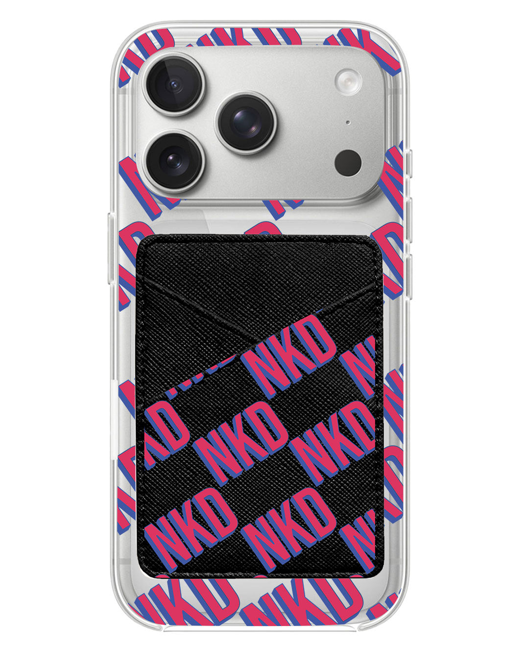 iPhone Phone Wallet Case - Diagonal Initial Monogram 2.0