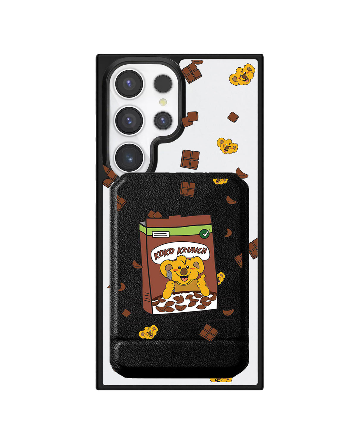 Android Magnetic Multifold Wallet - Choco Cereal