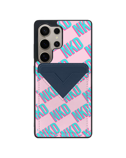 Android Avant Wallet Case - Custom Monogram 3.0 Diagonal Initial 4.0