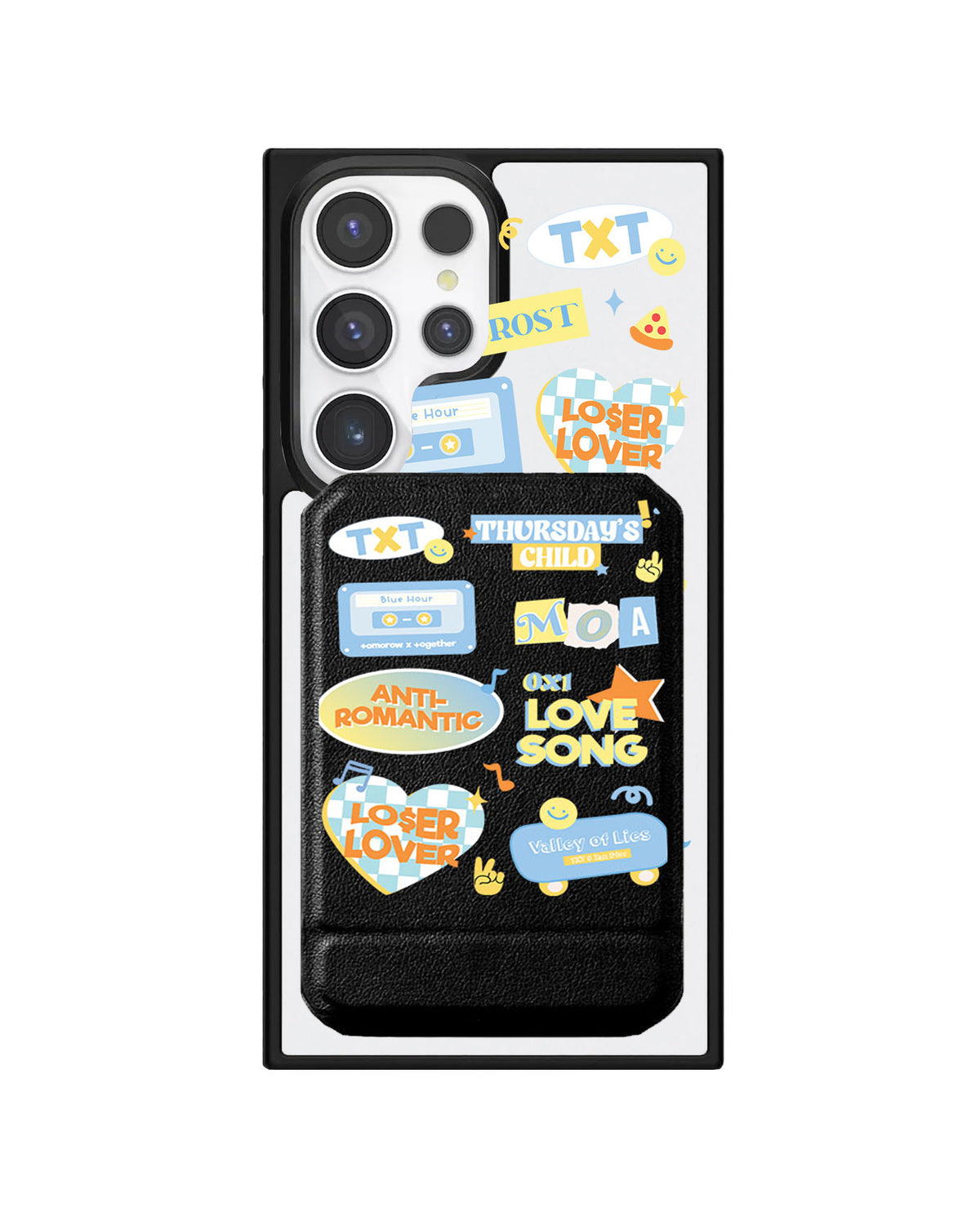 Android Magnetic Multifold Wallet - TXT Sticker