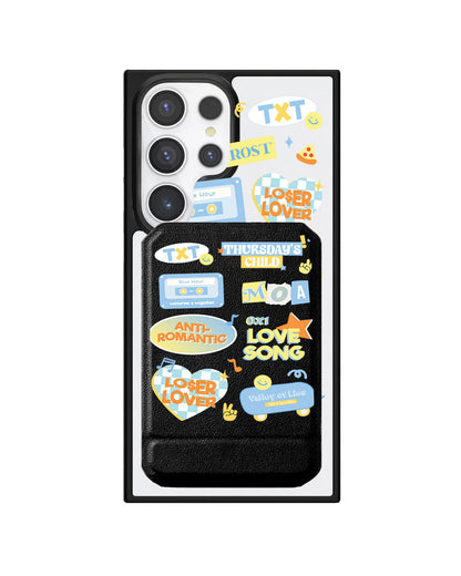 Android Magnetic Multifold Wallet - TXT Sticker