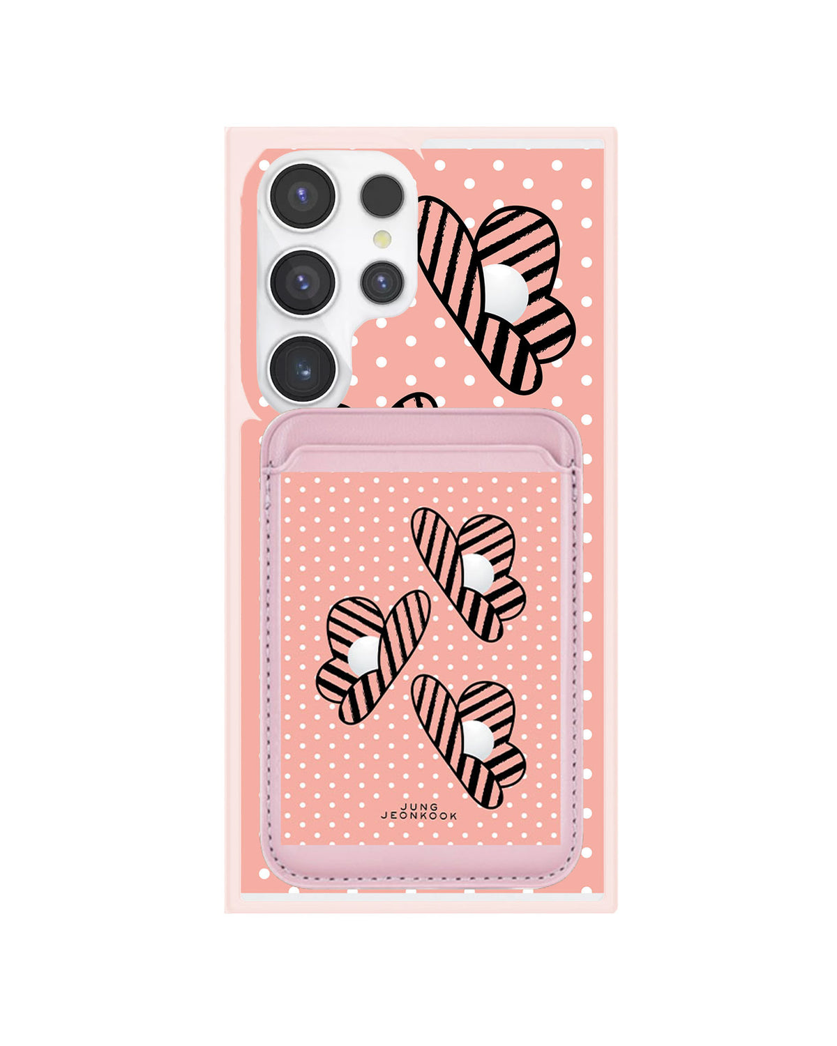 Android Magnetic Wallet Case - Pink Honey