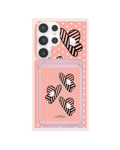 Android Magnetic Wallet Case - Pink Honey