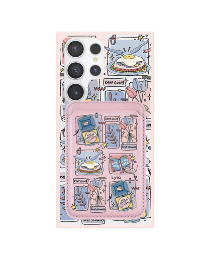 Android Magnetic Wallet Case - Grow (Sunnysidearteu)