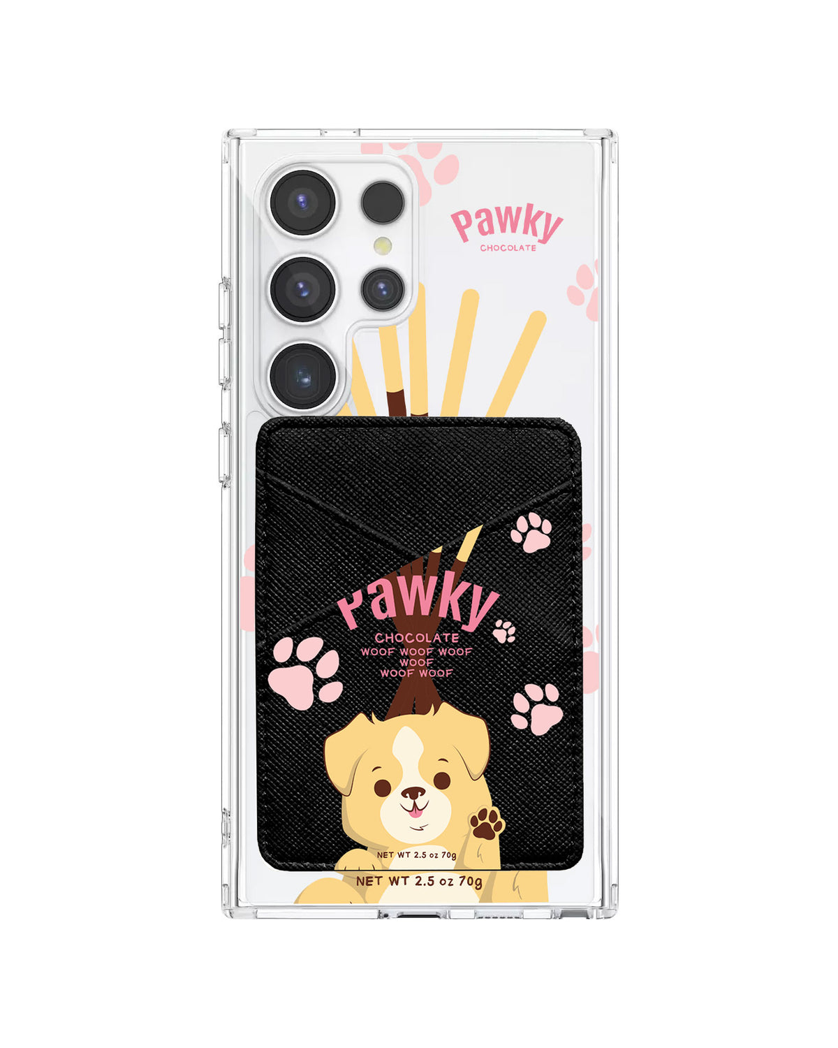 Android Phone Wallet Case - Pawky Dog