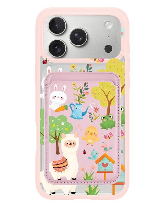 iPhone Magnetic Wallet Case - Spring