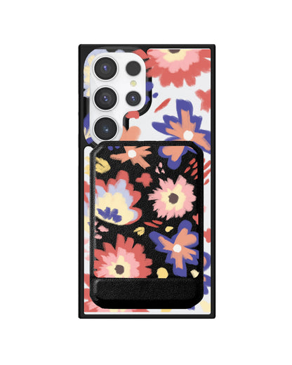 Android Magnetic Multifold Wallet - Flower Lovers