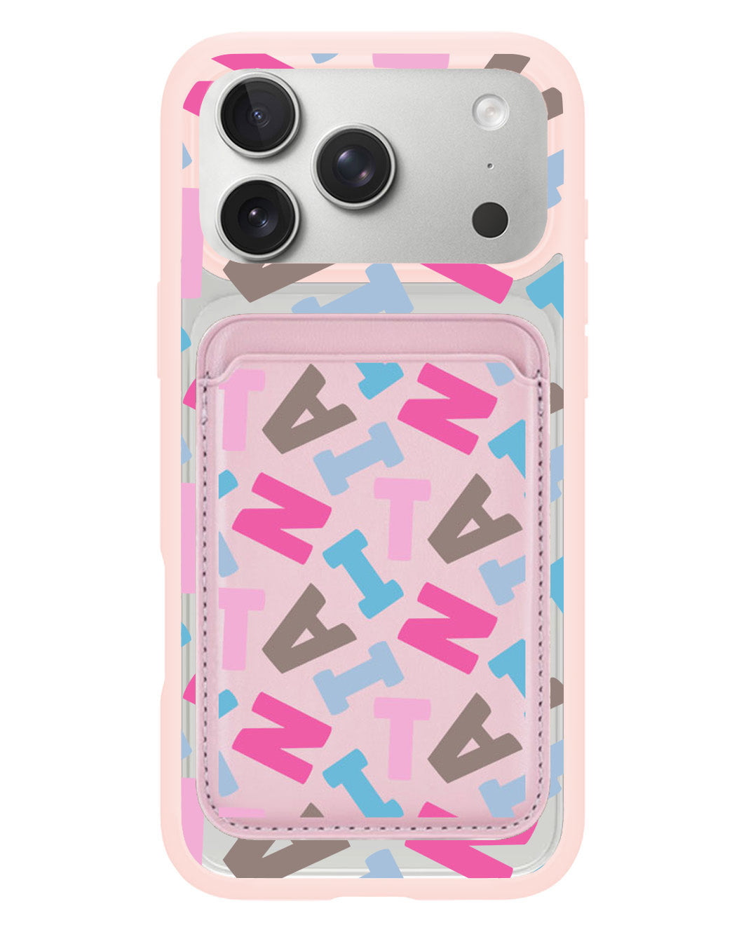 iPhone Magnetic Wallet Case - Scattered Monogram 2.0