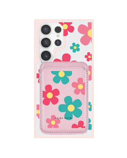 Android Magnetic Wallet Case - Daisy Delight 2.0