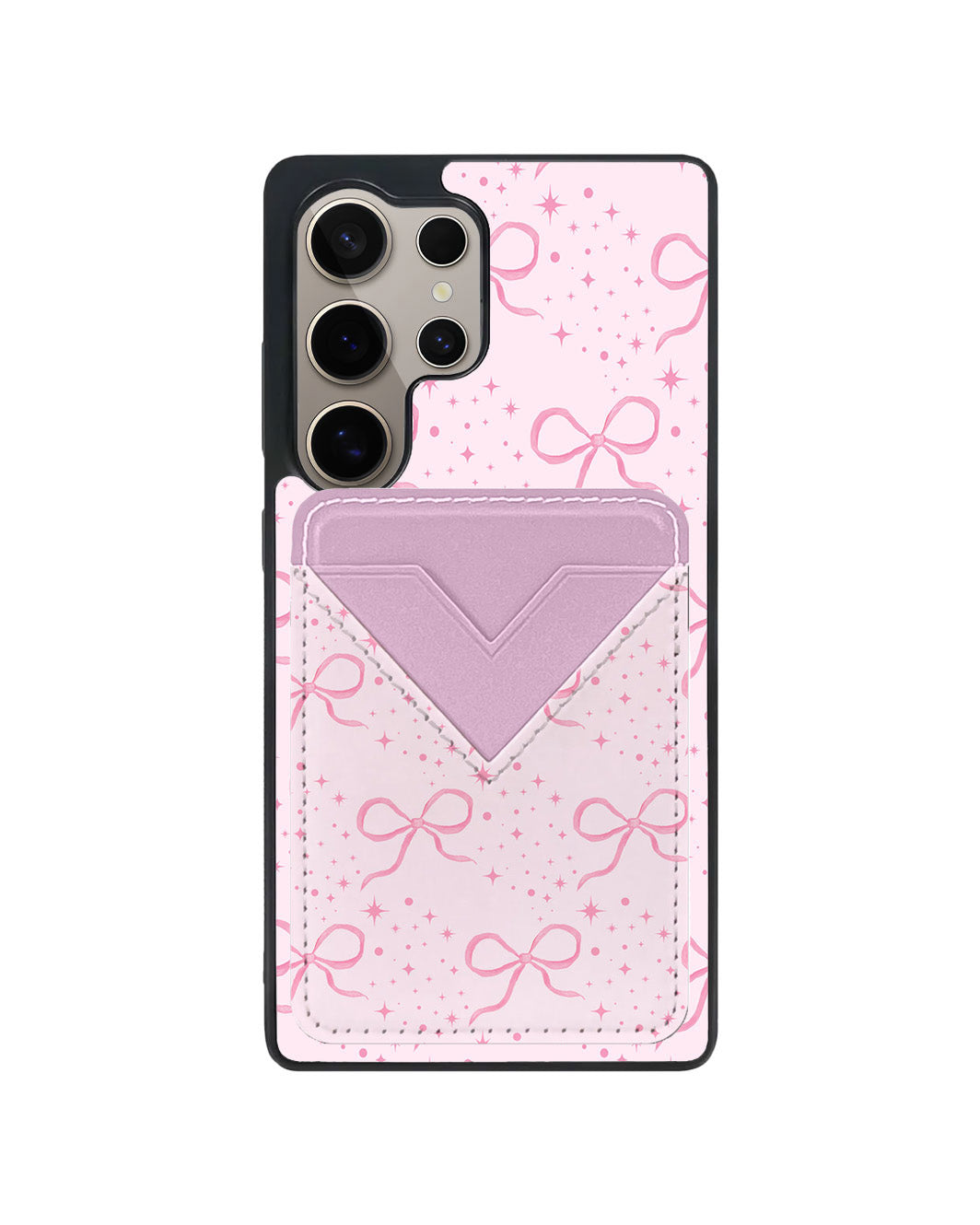 Android Avant Wallet Case - Coquette Glittery Bow
