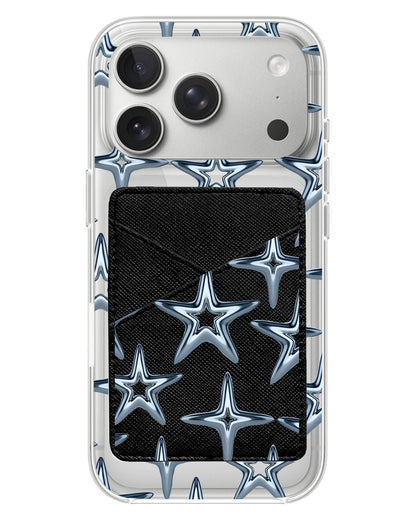 iPhone Phone Wallet Case - Chrome Star