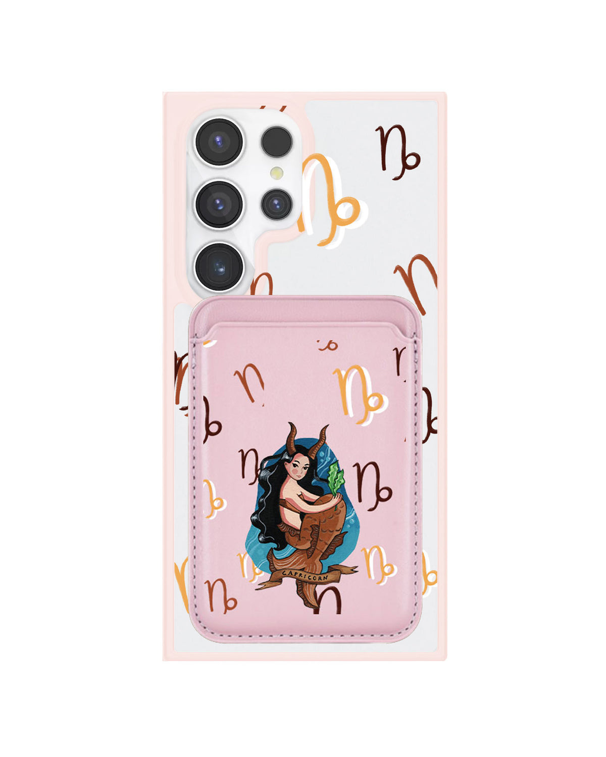 Android Magnetic Wallet Case - Capricorn