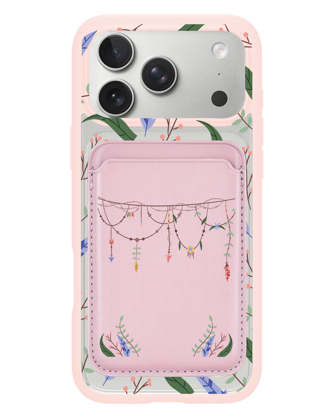 iPhone Magnetic Wallet Case - Bohemian