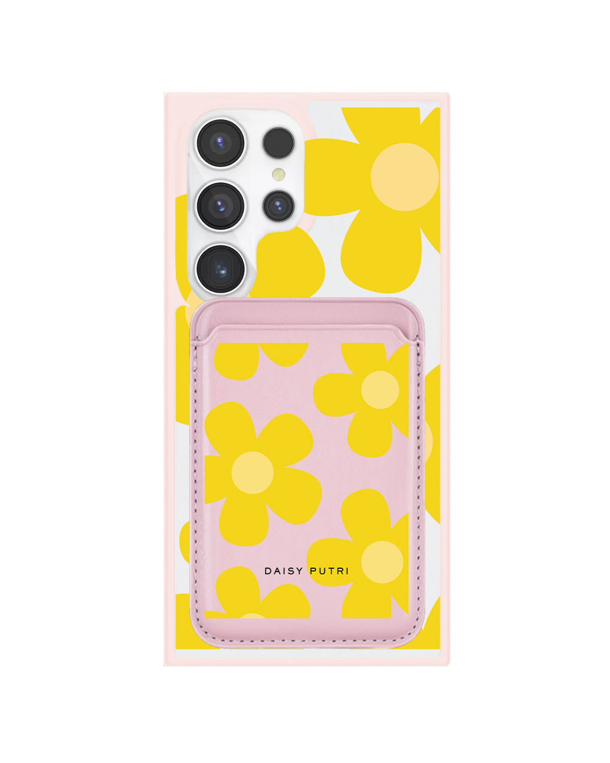 Android Magnetic Wallet Case - Daisy Sunshine
