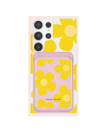 Android Magnetic Wallet Case - Daisy Sunshine