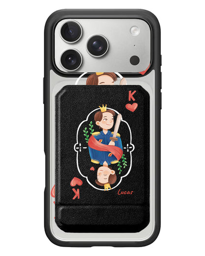 iPhone Magnetic Multifold Wallet - King