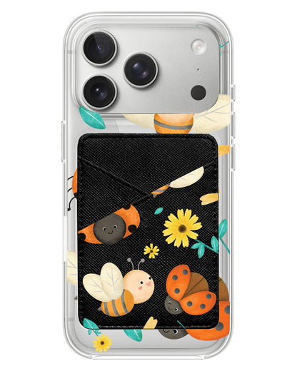 iPhone Phone Wallet Case - Lady Bug & Bee