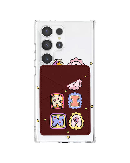 Android Phone Wallet Case - Adorable Monogram 2
