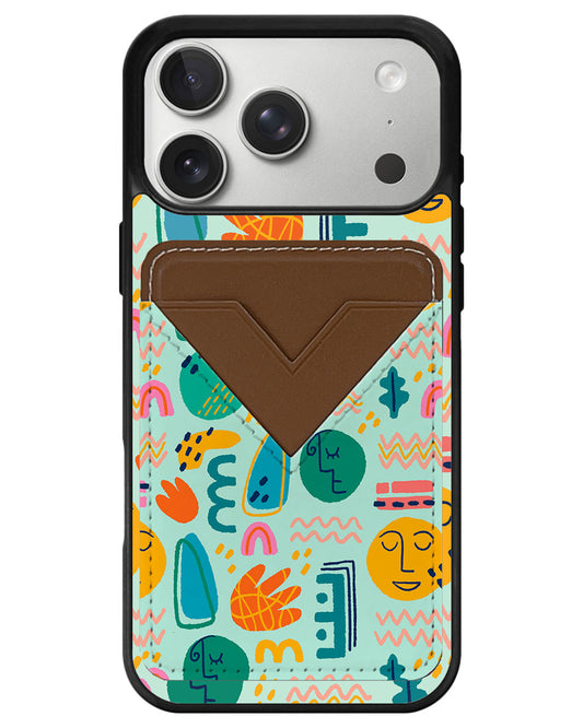 iPhone Avant Wallet Case - Silent Art